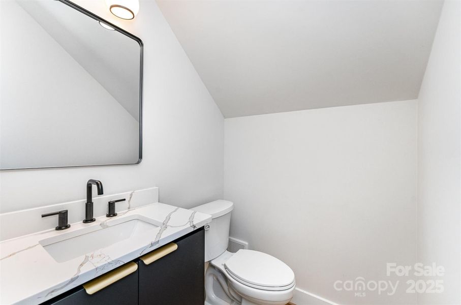 first floor half bath