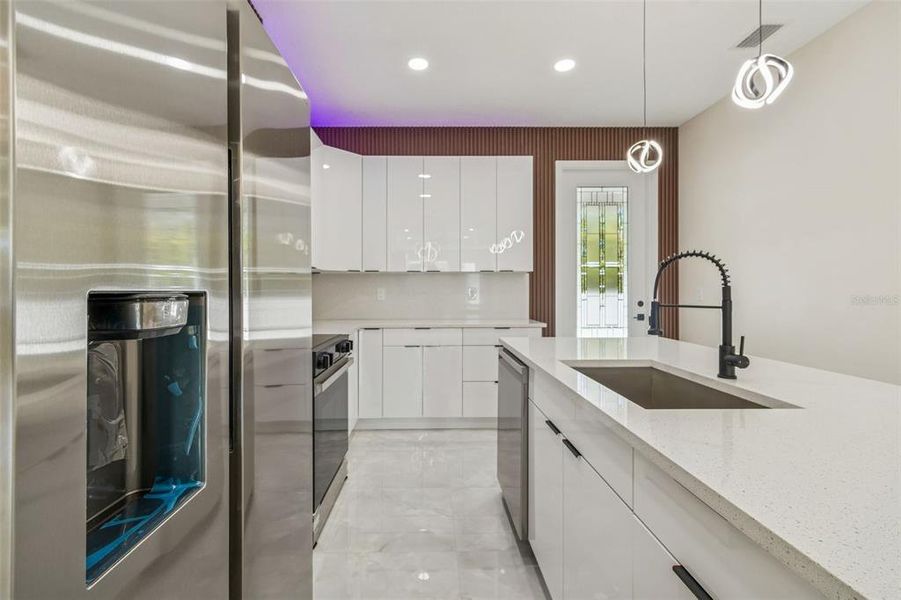 Furnished interior view inside a new home in , Tampa (Image 7).