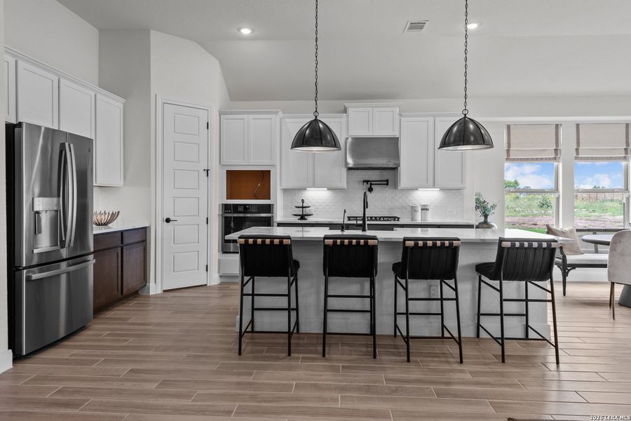 Furnished interior view inside a new home in Preserve at Annabelle Ranch, San Antonio (Image 9).