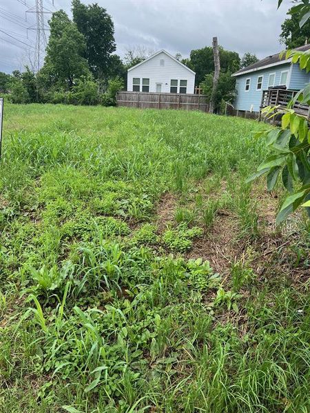 Vacant Lot before construction