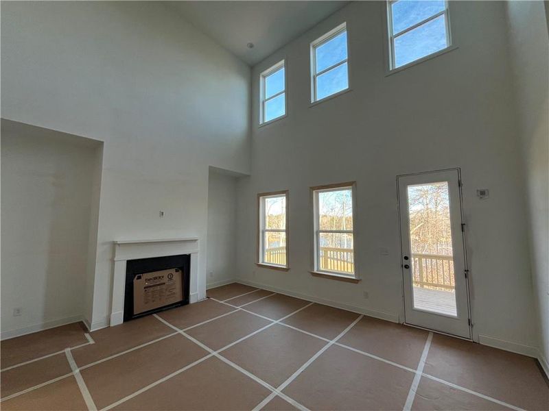 In-progress construction of a new home in East Harbor II at Chestatee, Dawsonville, GA (Image 21).