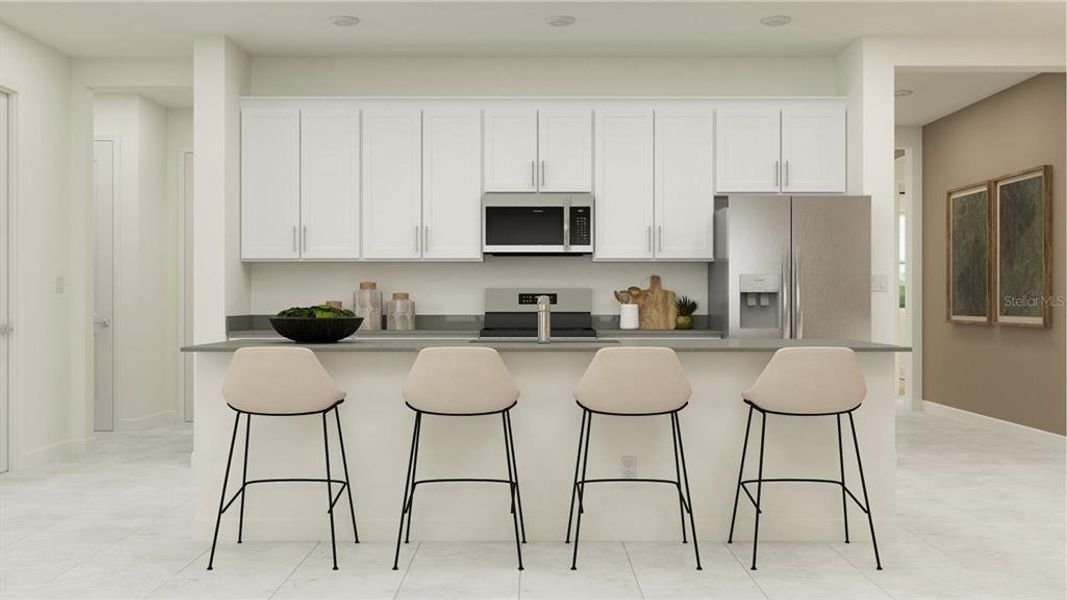 Furnished interior view inside a new home in Meadow Pointe, Groveland (Image 18).