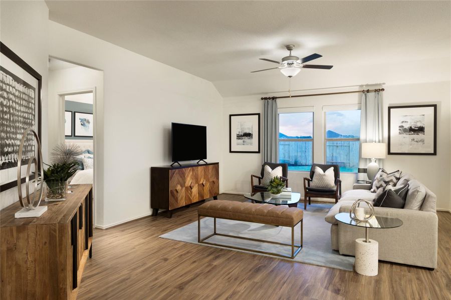 Furnished interior view inside a new home in Clayton Ranch, Copperas Cove (Image 7).