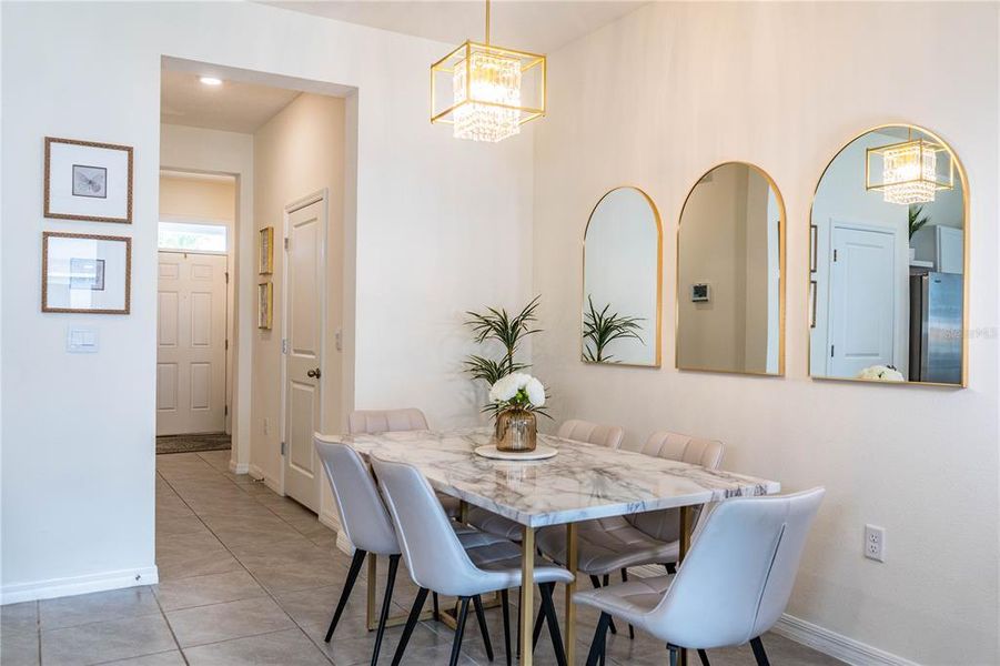 Furnished interior view inside a new home in , Plant City (Image 43).