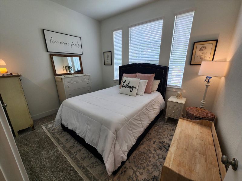 Furnished interior view inside a new home in The Woodlands Hills, Willis (Image 19).