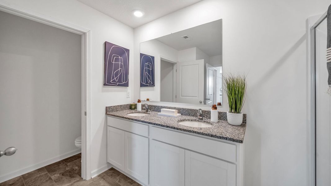 Furnished interior view inside a new home in Keebler Meadows, Johnson City (Image 31). Furnished interior view inside a new home in Keebler Meadows, Johnson City (Image 31).
