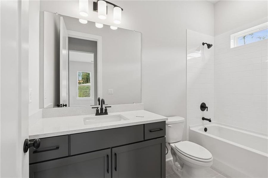 Furnished interior view inside a new home in Settingdown Farms, Cumming (Image 6).