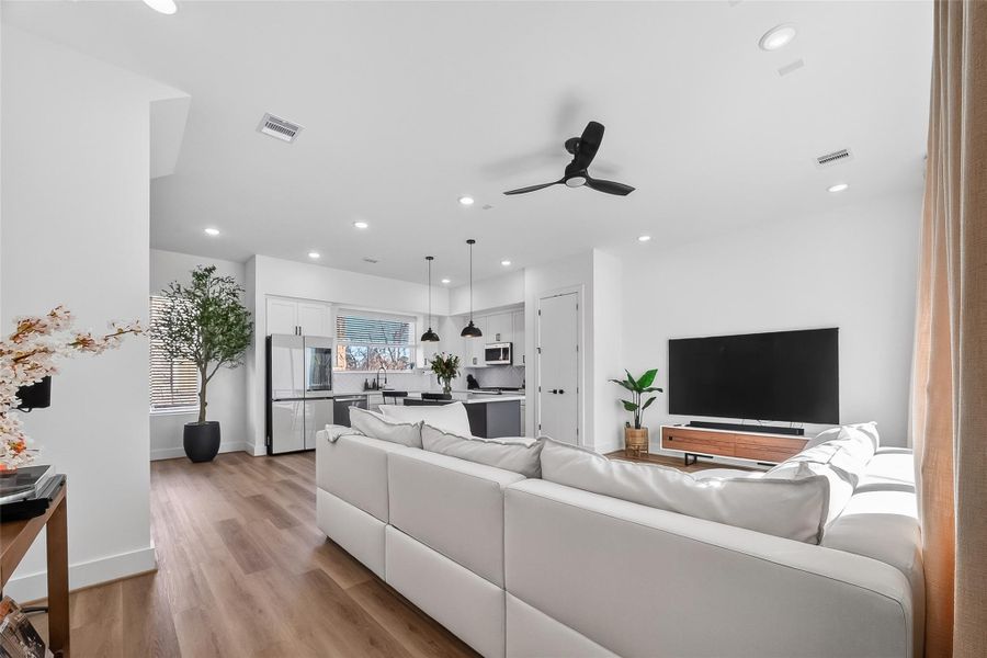 Furnished interior view inside a new home in , Houston (Image 14). Furnished interior view inside a new home in , Houston (Image 14).