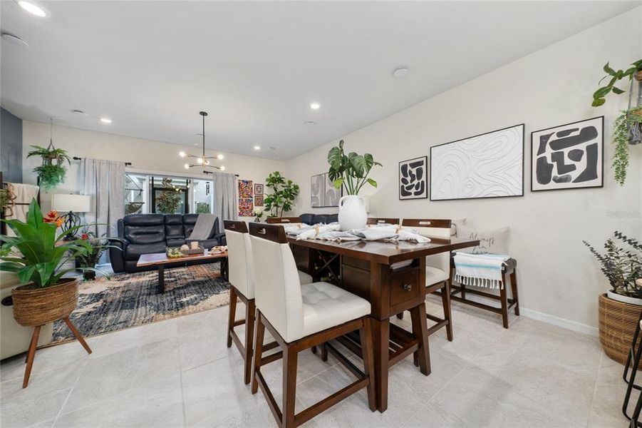 Furnished interior view inside a new home in , Davenport (Image 10).