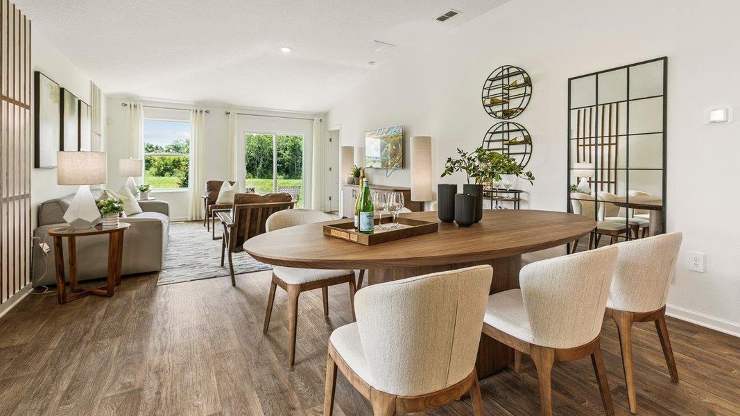 Representative furnished interior of a home built from the BERKELEY by D.R. Horton in Rookery, Green Cove Springs (Image 9).