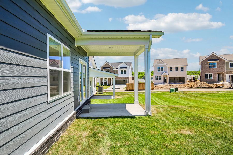 Exterior details and patio area of a home in Cades Bluff, Lebanon (Image 4). Exterior details and patio area of a home in Cades Bluff, Lebanon (Image 4).