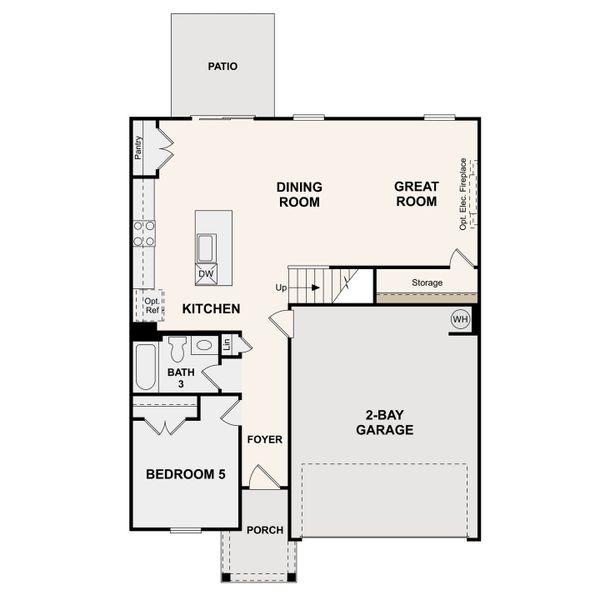 2D floor plan layout of this home in Barton Hills, Spring Hill, TN (Image 2). 2D floor plan layout of this home in Barton Hills, Spring Hill, TN (Image 2).