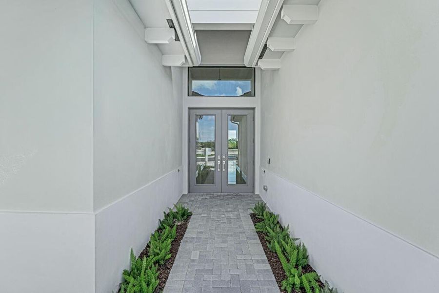Exterior details and patio area of a home in Apex at Avenir, Palm Beach Gardens (Image 3). Exterior details and patio area of a home in Apex at Avenir, Palm Beach Gardens (Image 3).