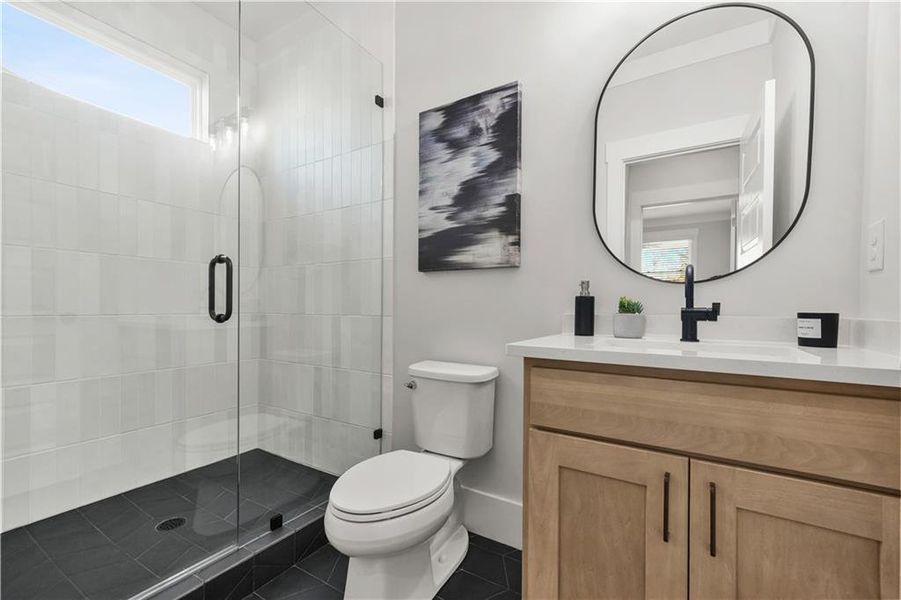 Furnished interior view inside a new home in , Atlanta (Image 12).