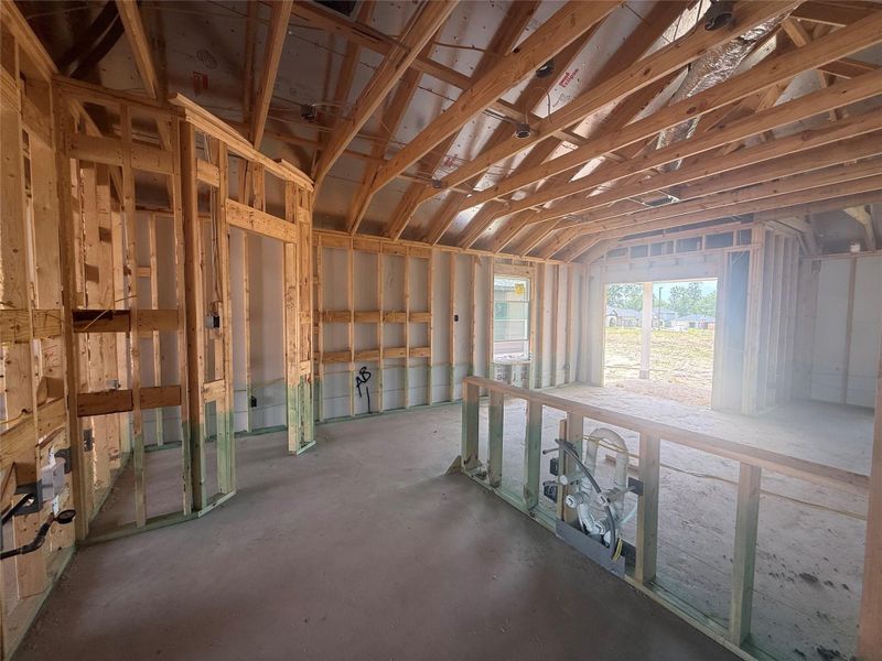 In-progress construction of a new home in Lexington Heights, Willis, TX (Image 14).