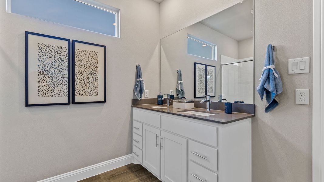 Furnished interior view inside a new home in Rock Creek West, Fort Worth (Image 24).
