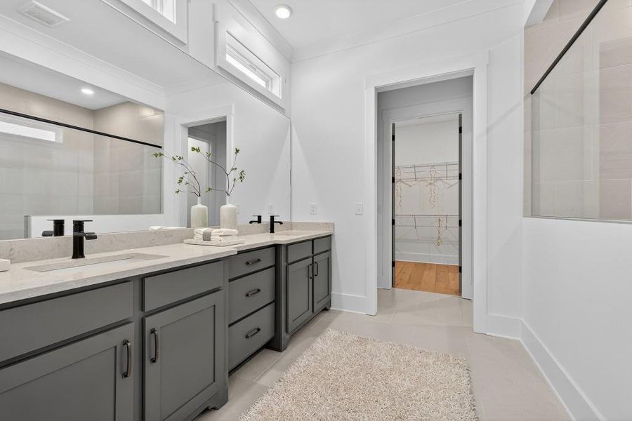 Furnished interior view inside a new home in Livingstone Park, Kennesaw (Image 23).