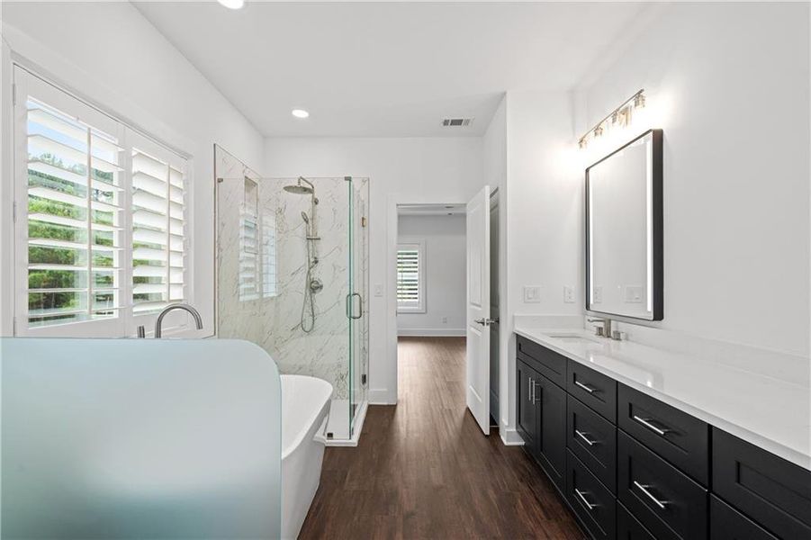 Furnished interior view inside a new home in , Stockbridge (Image 18).