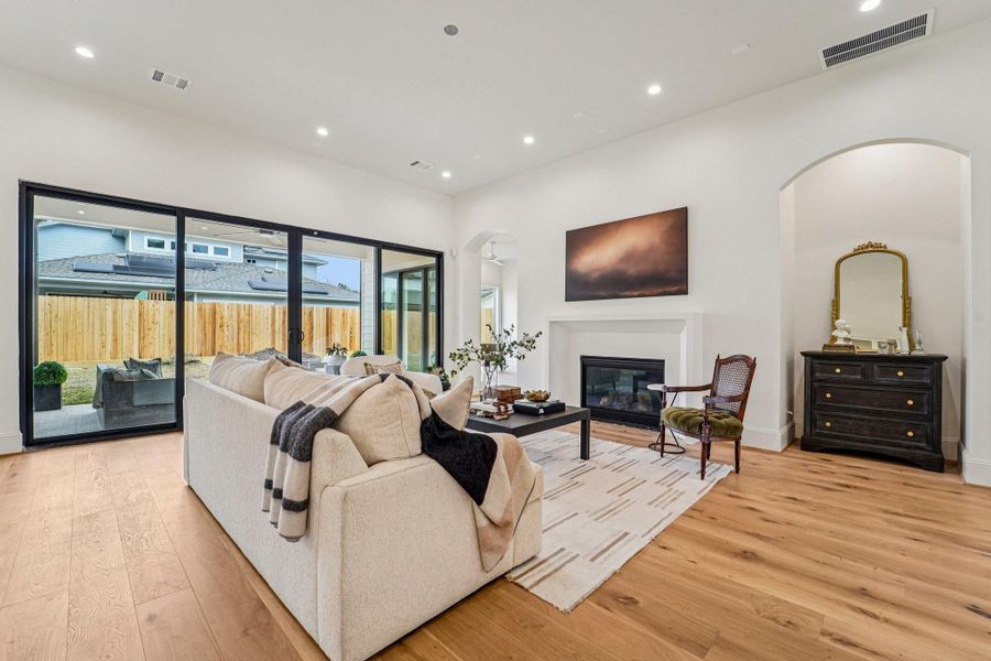 Furnished interior view inside a new home in , Houston (Image 40).