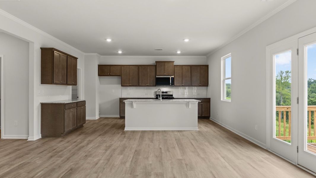 Representative furnished interior of a home built from the Green by D.R. Horton in Aurora Creek, Dallas (Image 5).