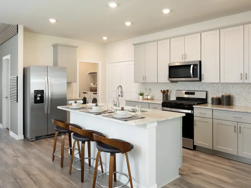 Enjoy having company sit at the island while you cook