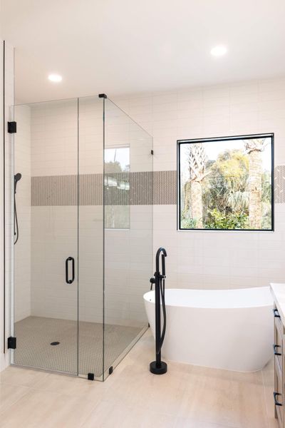 Owners Shower and Soaking Tub
