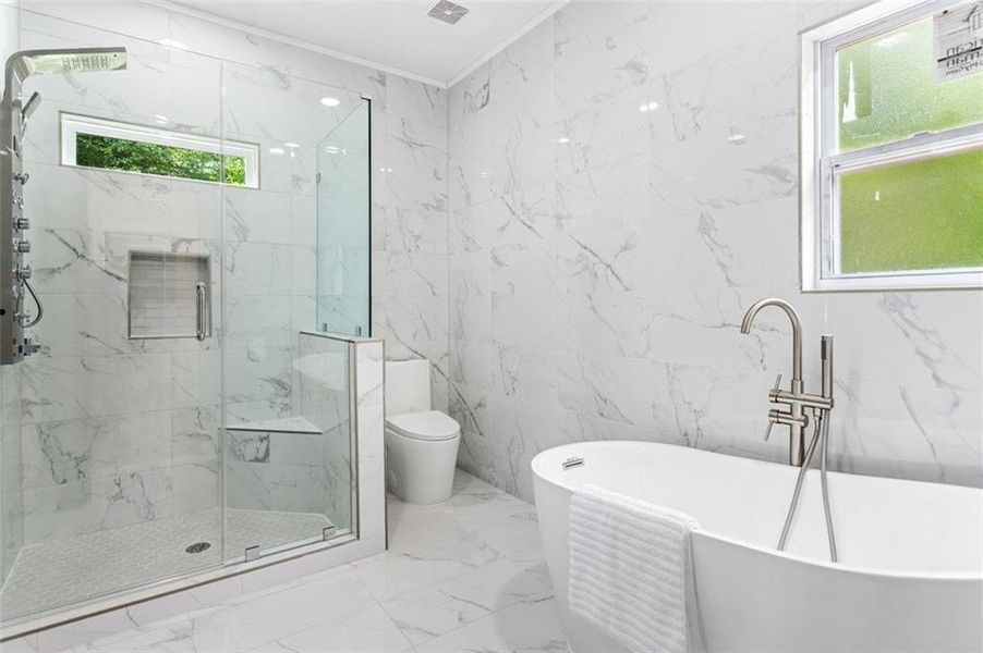 Furnished interior view inside a new home in , Atlanta (Image 27).