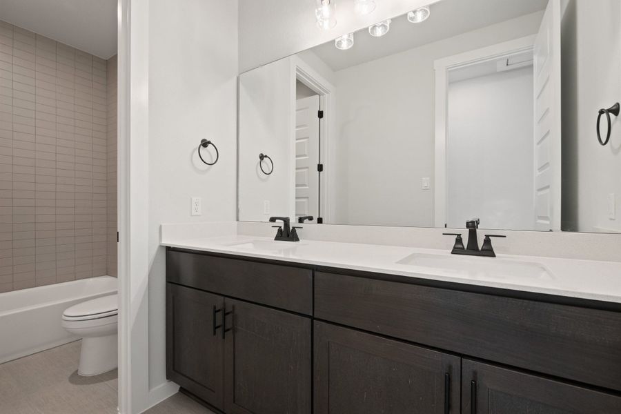 Furnished interior view inside a new home in Flora, Hutto (Image 12).