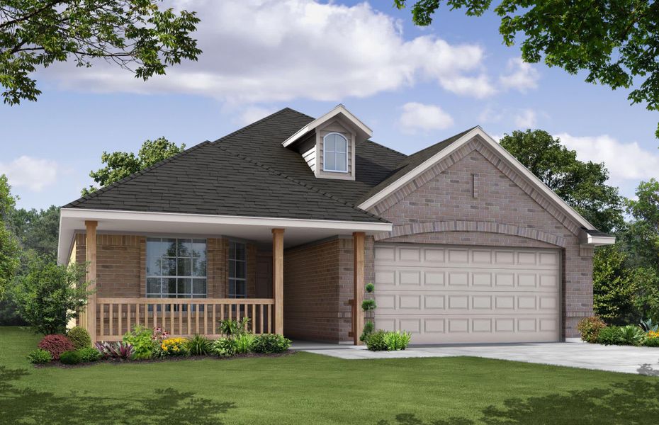 Elevation B | Concept 1503 at Chisholm Hills in Cleburne, TX by Landsea Homes