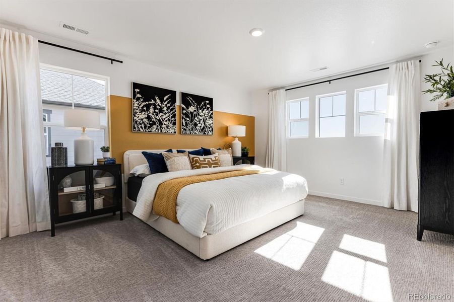 Furnished interior view inside a new home in Horizon Uptown, Aurora (Image 10).