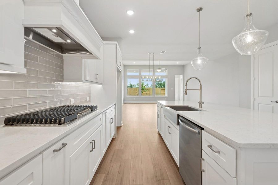 Furnished interior view inside a new home in ARTAVIA 45' Homesites, Conroe (Image 10).