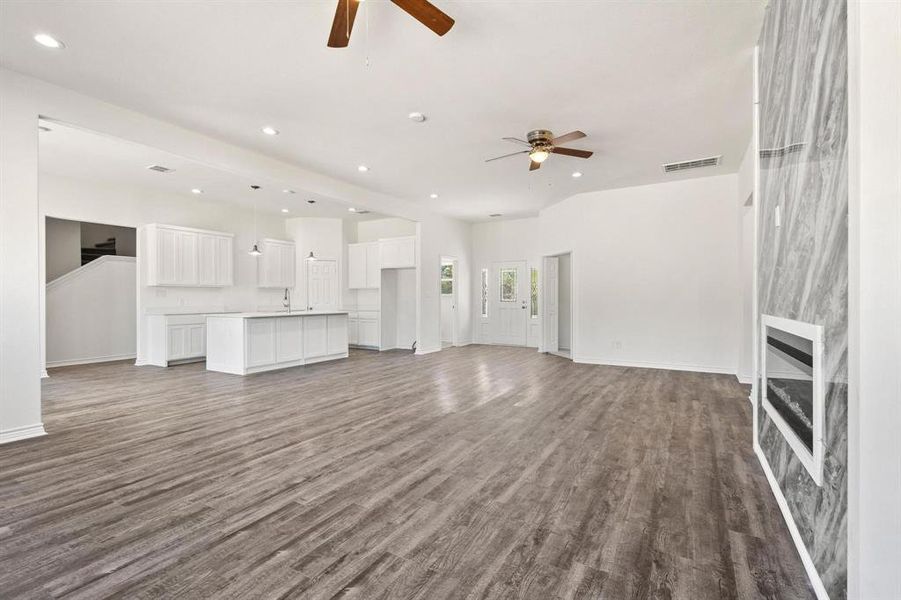 Furnished interior view inside a new home in , Petty (Image 15). Furnished interior view inside a new home in , Petty (Image 15).