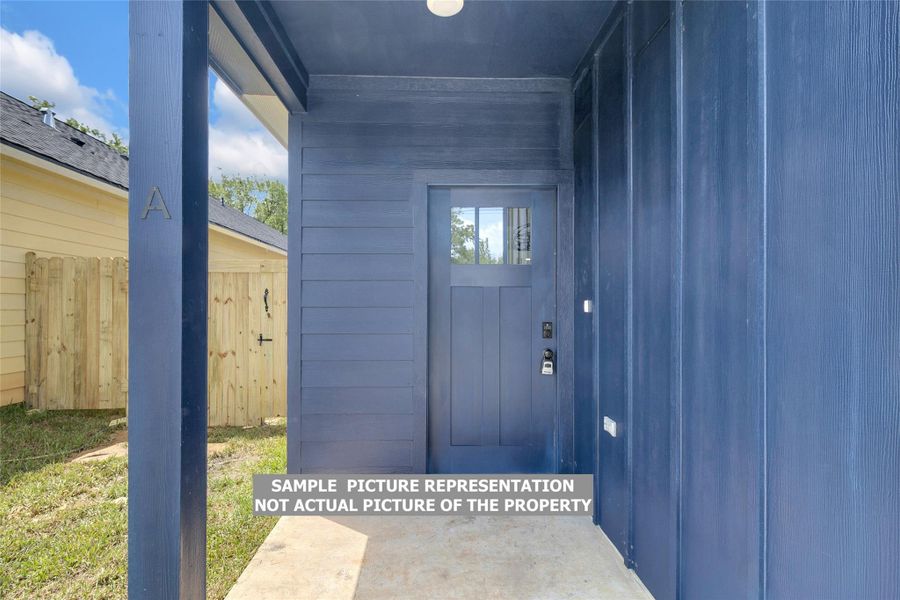 Exterior details and patio area of a home in , Willis (Image 4).