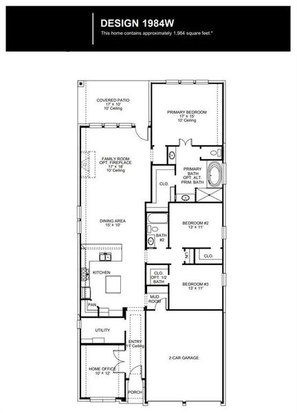 2D floor plan layout of this home in Devonshire, Forney, TX (Image 2). 2D floor plan layout of this home in Devonshire, Forney, TX (Image 2).