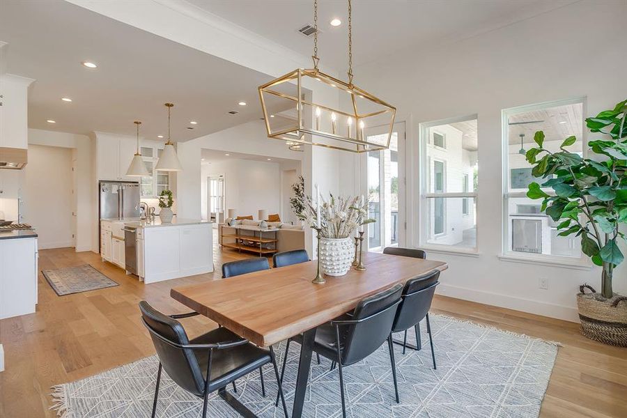 Furnished interior view inside a new home in , Aledo (Image 18).