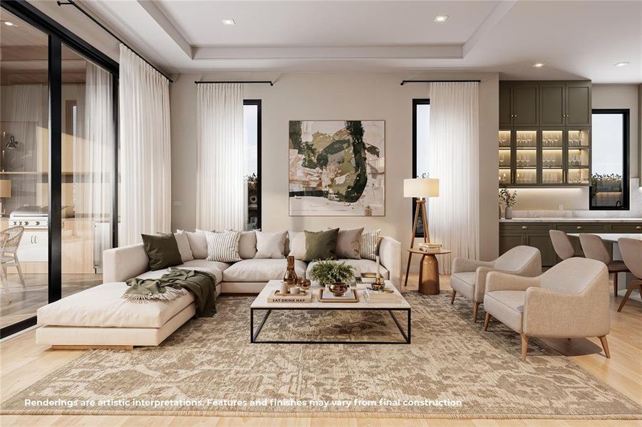 Furnished interior view inside a new home in , Winter Park (Image 10). Furnished interior view inside a new home in , Winter Park (Image 10).