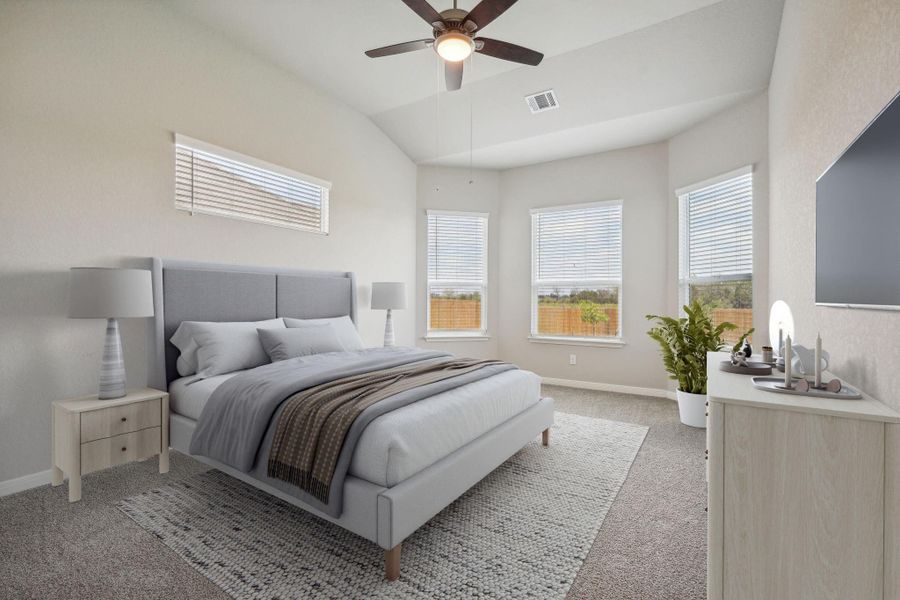 Furnished interior view inside a new home in Kingdom Heights, Rosenberg (Image 18).