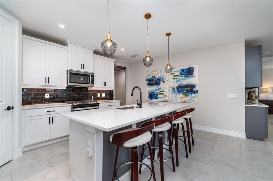 Furnished interior view inside a new home in , Punta Gorda (Image 27).