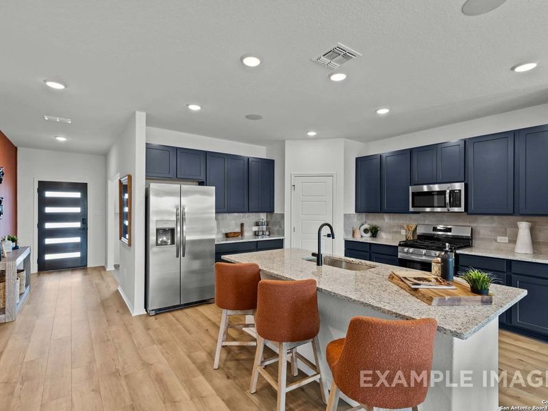 Furnished interior view inside a new home in Hannah Heights, Seguin (Image 8).