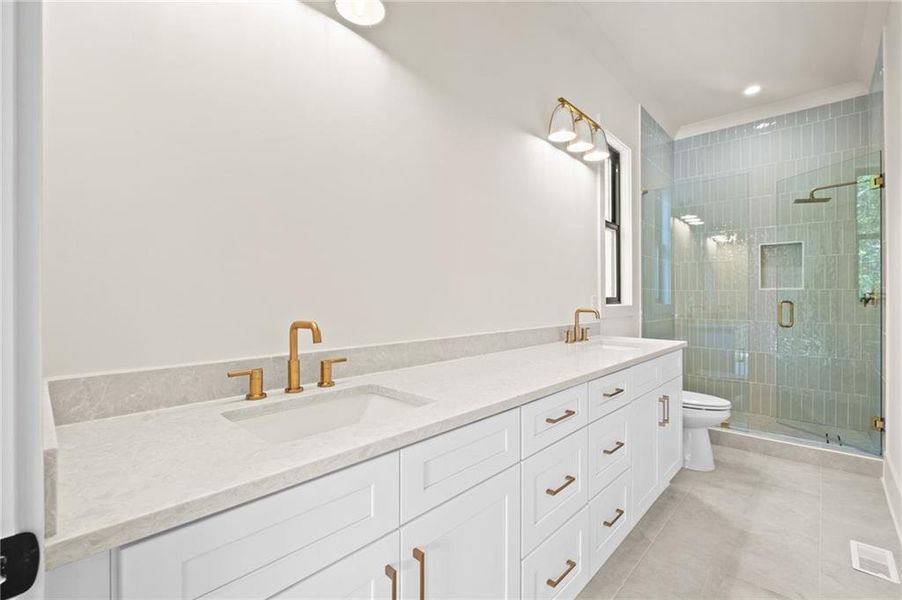 Furnished interior view inside a new home in , Marietta (Image 19).