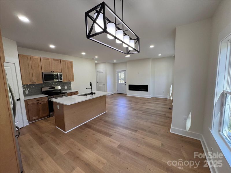 Furnished interior view inside a new home in , Hickory (Image 4).