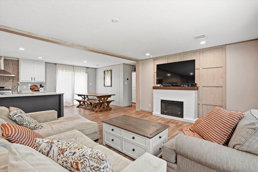 Furnished interior view inside a new home in , Cross (Image 28). Furnished interior view inside a new home in , Cross (Image 28).