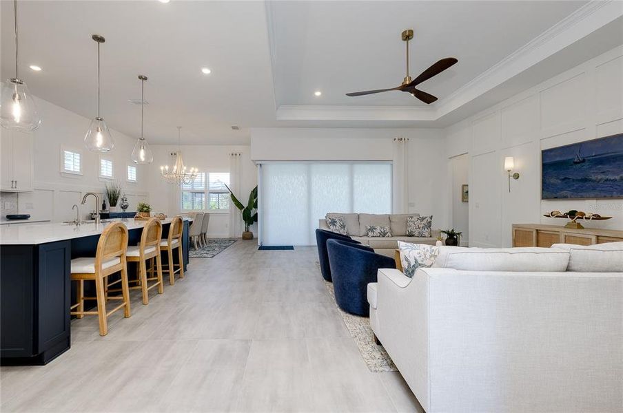 Furnished interior view inside a new home in , Englewood (Image 5).