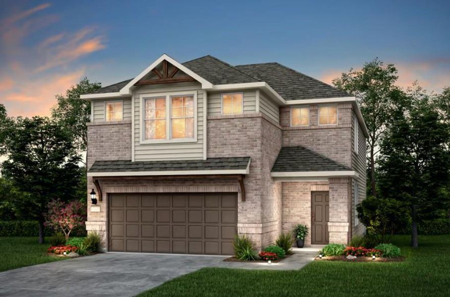 Pulte Homes, Sienna elevation V, rendering Pulte Homes, Sienna elevation V, rendering