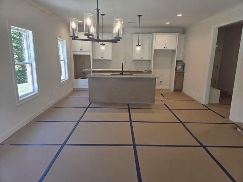 In-progress construction of a new home in , Ellenwood, GA (Image 11).