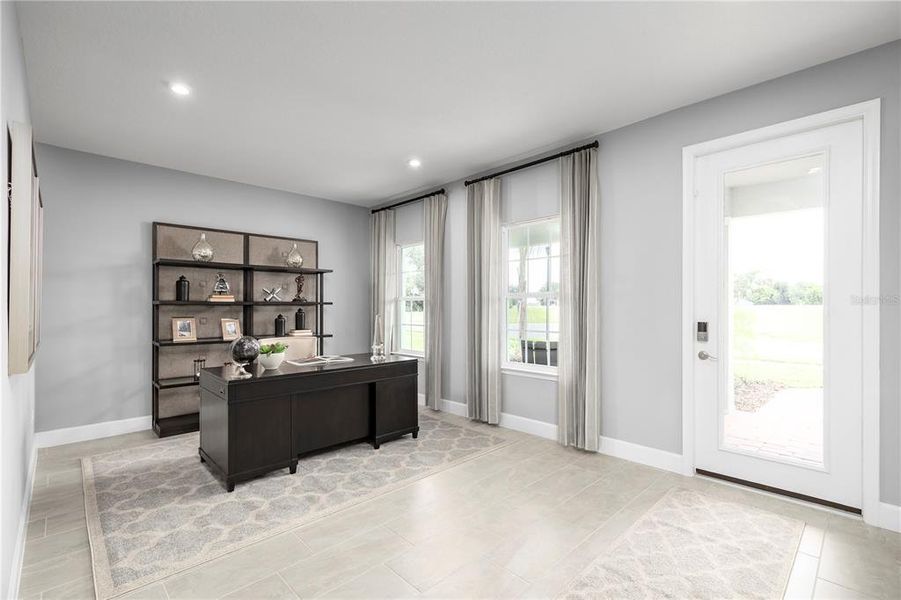 Furnished interior view inside a new home in Reserve at Lake Meadows, Ocoee (Image 3).