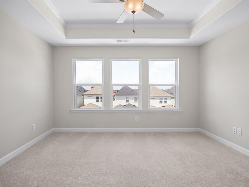 Spacious, unfurnished interior of a new home in Forestville Yard Townhomes, Knightdale (Image 9).