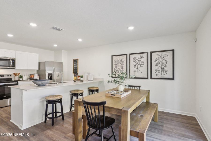 Furnished interior view inside a new home in , Jacksonville (Image 23).