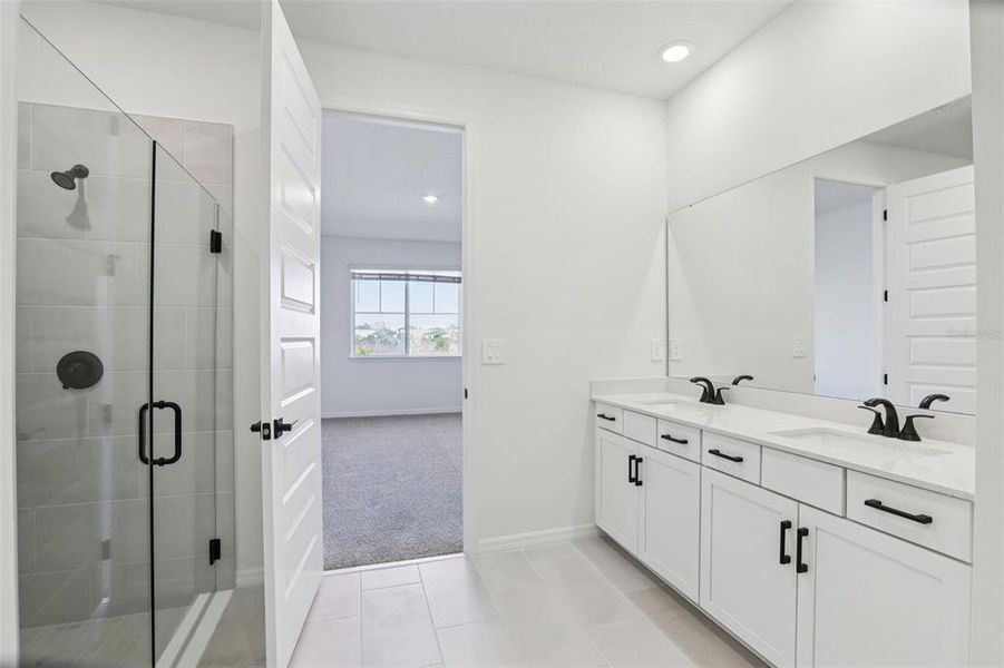 Furnished interior view inside a new home in Two Rivers - Signature Series, Zephyrhills (Image 5). Furnished interior view inside a new home in Two Rivers - Signature Series, Zephyrhills (Image 5).