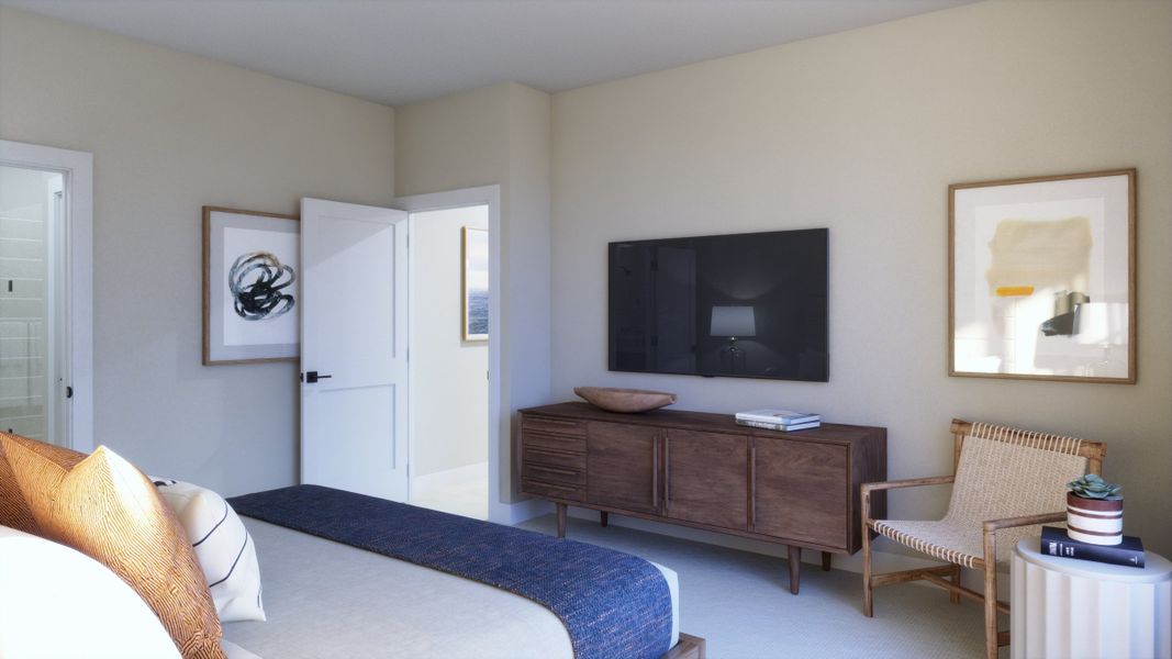 Representative furnished interior of a home built from the 4013 by Risewell Homes in Parkton Square, Kyle (Image 13).
